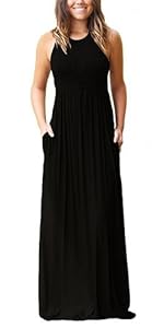 sleeveless maxi dress