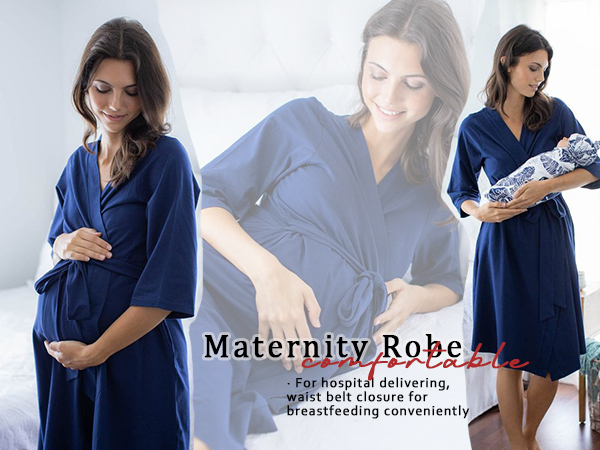 maternity robe