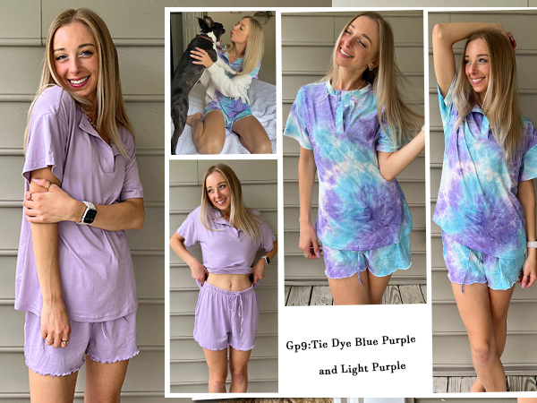 Womens Tie Dye Loungewear