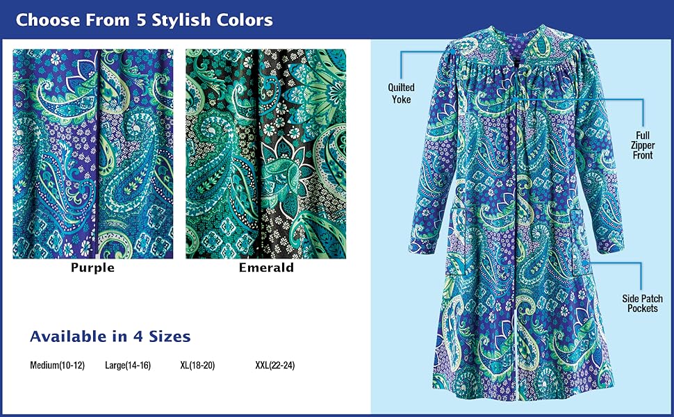 Paisley Robe Colors Story