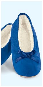 Blue Ballerina Slipper