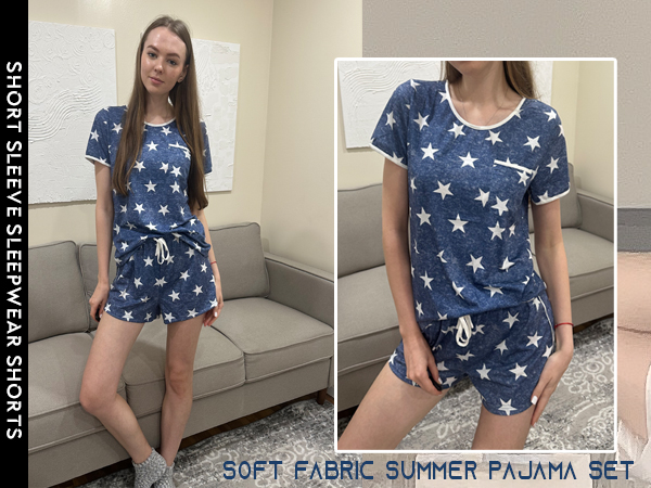 short pajama set