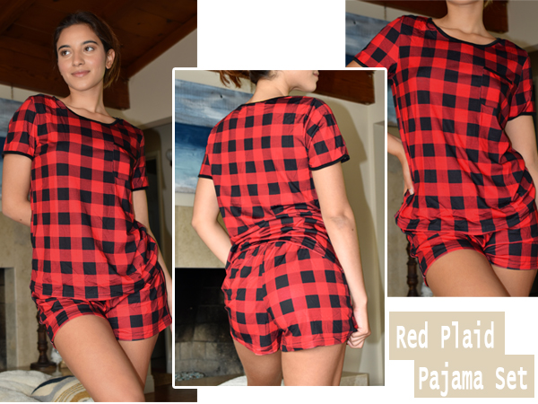 short pajama set