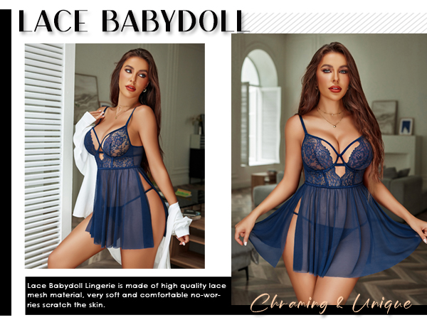 Lace Lingerie Babydoll