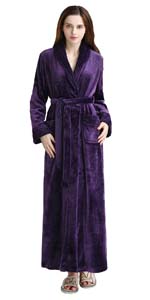 long bathrobes for women