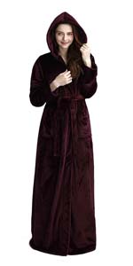 women hooded robes