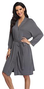 soft kimono sleepwear for women short knit loungwear