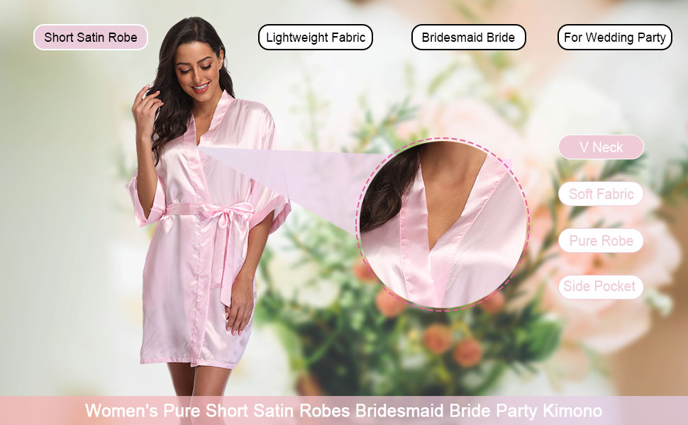 women short robe 