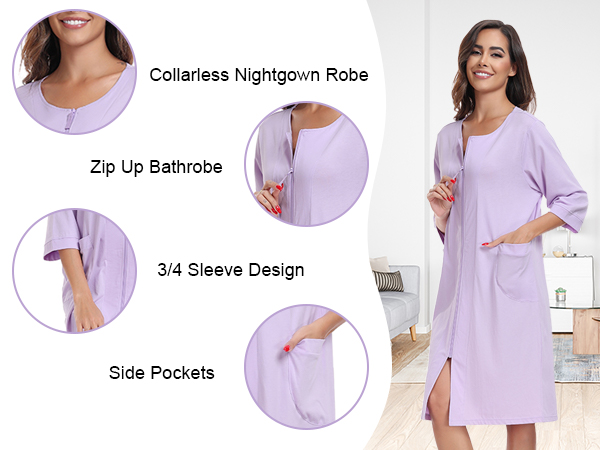 womens robes lightweight