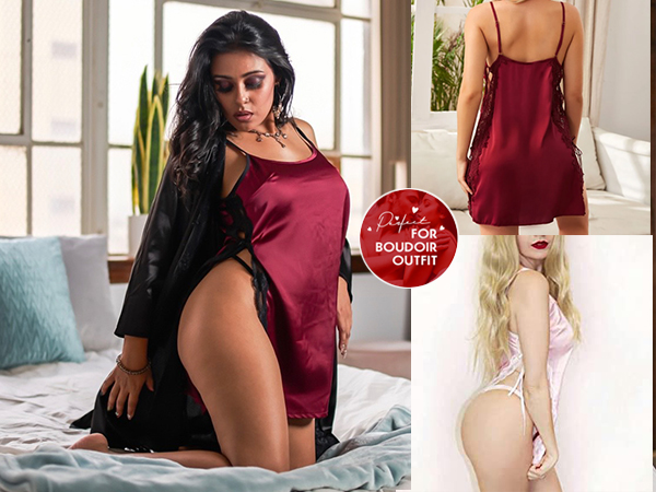 silk teddy lingerie for women