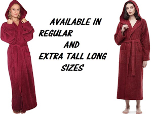 Regular and Long Size Bath robe