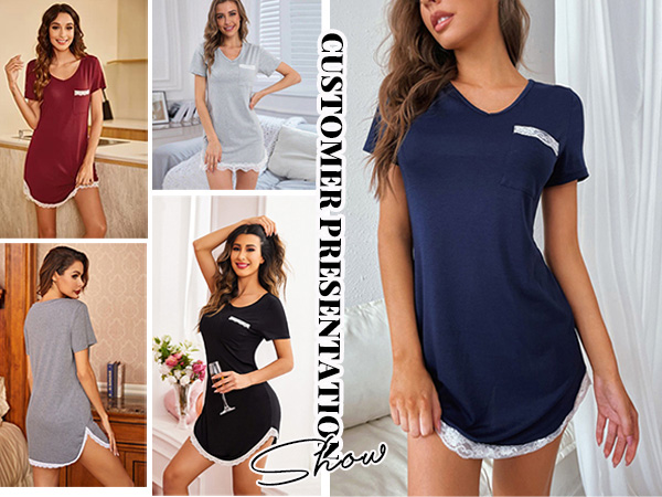 soft nightgown for women