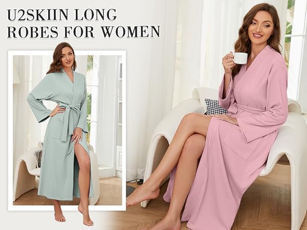 womens long robe