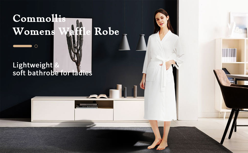 womens waffle robe