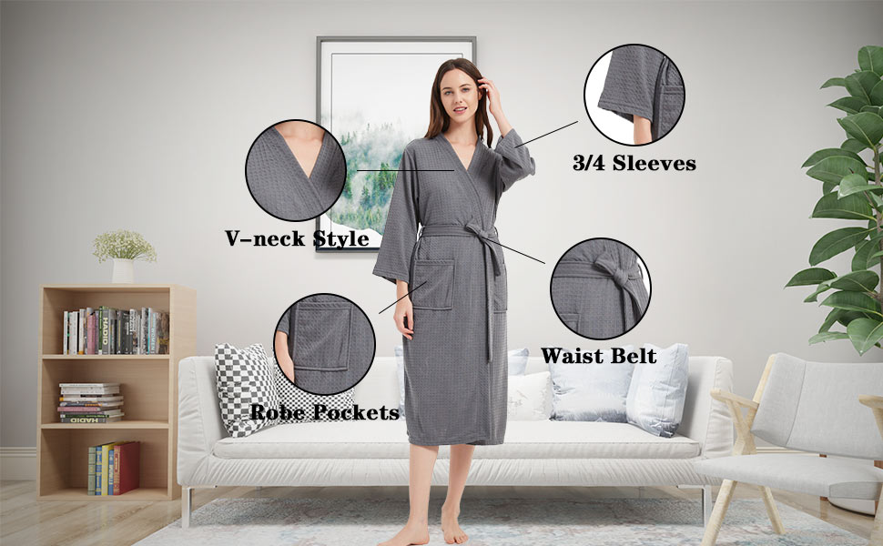 womens lightweight robe