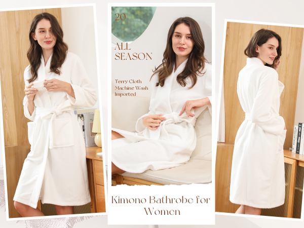 womens terry cloth bathrobe