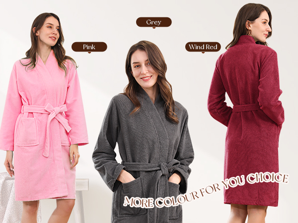 towel bathrobe for women