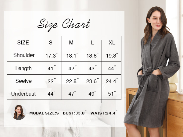 robe terry cloth women