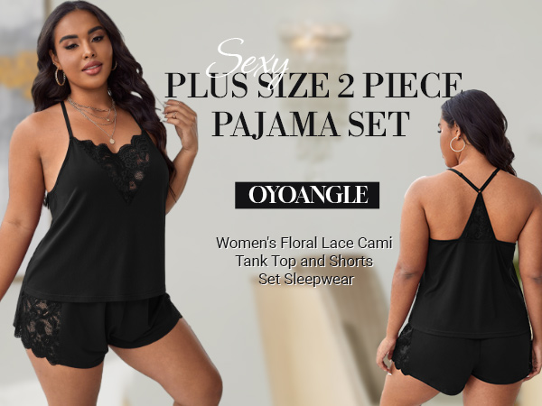 2 Piece Plus Size Pajama Set