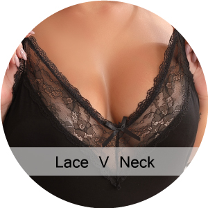 Lace v neck