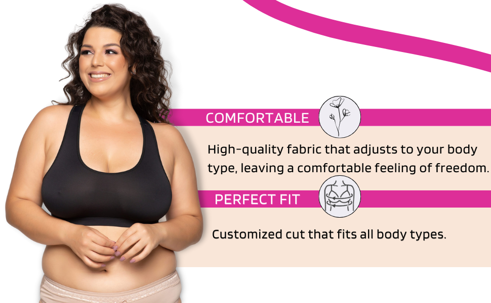 plus size bar maiden lift best fit daily seamless sutia ropa interior femenina braeveryday sutia 