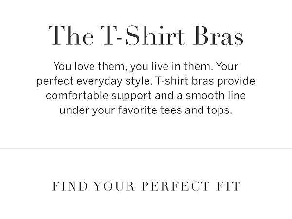 T-Shirt Bra, Push-Up Perfect Shape Bra, Victorias Secret