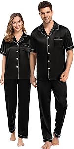 Couples Matching Pajama Set Silk