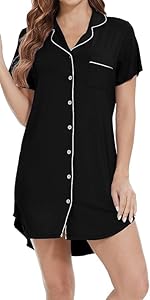 short sleeve nightgown