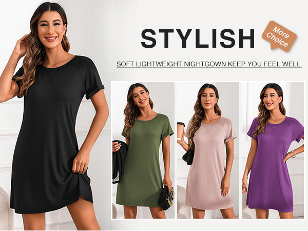 T-shirt Nightwear Dress