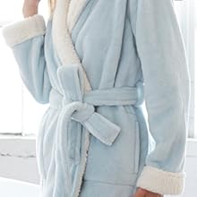 Blue Keila Sherpa Robe