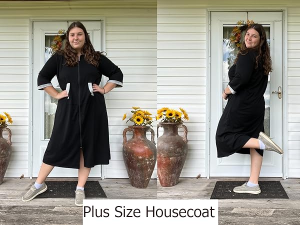 plus size robe