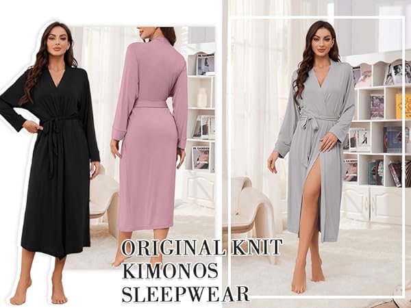 Knit Long Sleepwear for women