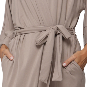 womens cotton bathrobe