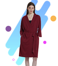 merino wool robe