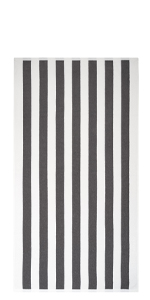 cabana beach towel grey