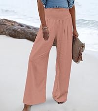 Linen Palazzo Pants Boho