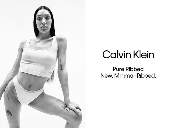 calvin klein pure ribbed