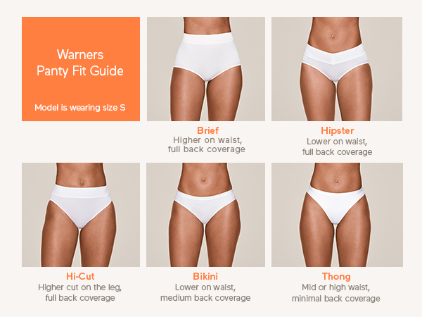 Warners, panty style guide