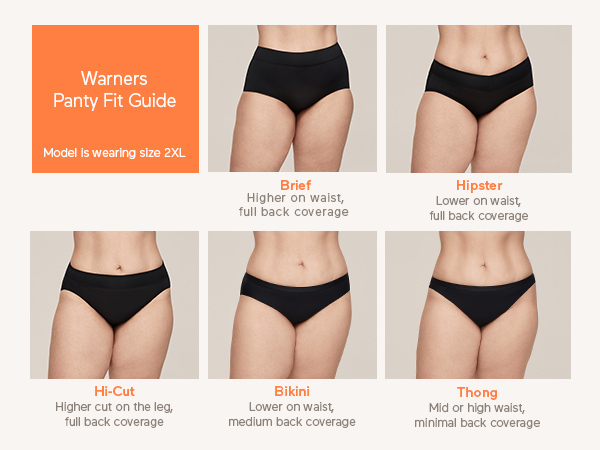 Warners, Panty style guide