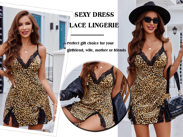 leopard print lingerie