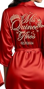 Personalized Mis Quince Anos Robes for Quinceanera