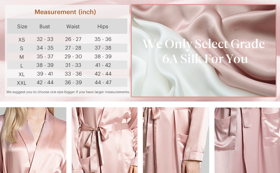 Orose Silk Robes Women