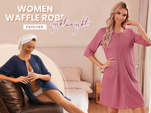 waffle knit robes