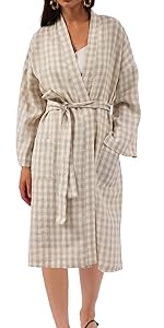 linen robe