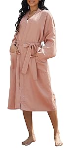 linen robe