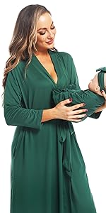 maternity robe