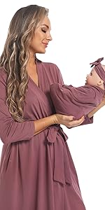 maternity robe