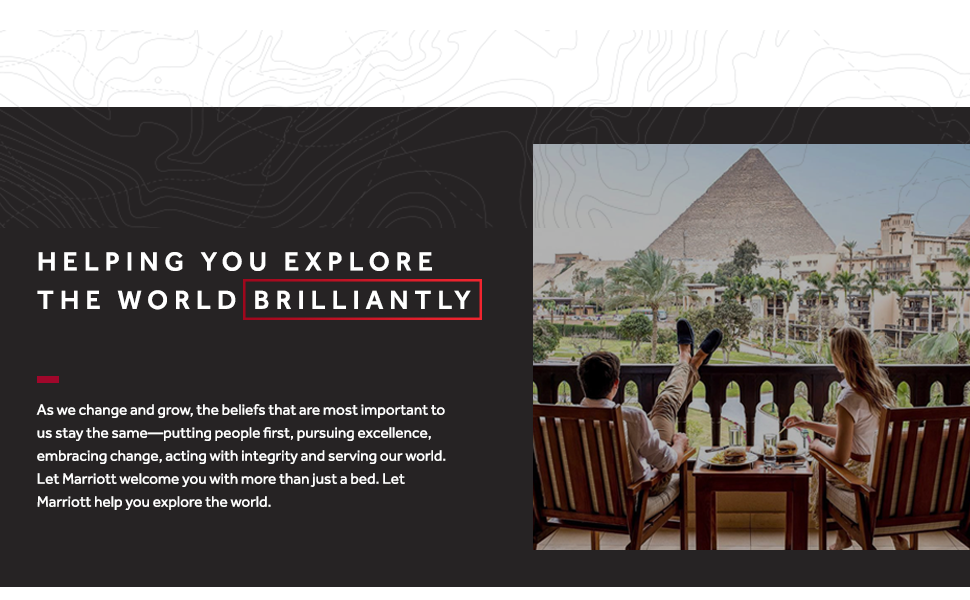 Marriott Hotels Shop Helping You Explore The World Brilliantly Brand Story