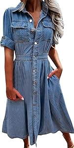 denim dress