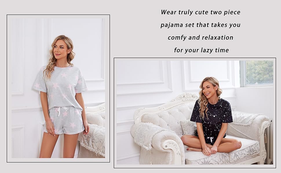 two piece pajama set